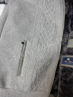 Кашемировая куртка Loro Piana с натуральным мехом 22629