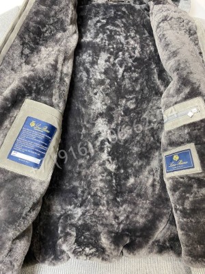 Кашемировая куртка Loro Piana с натуральным мехом 22629