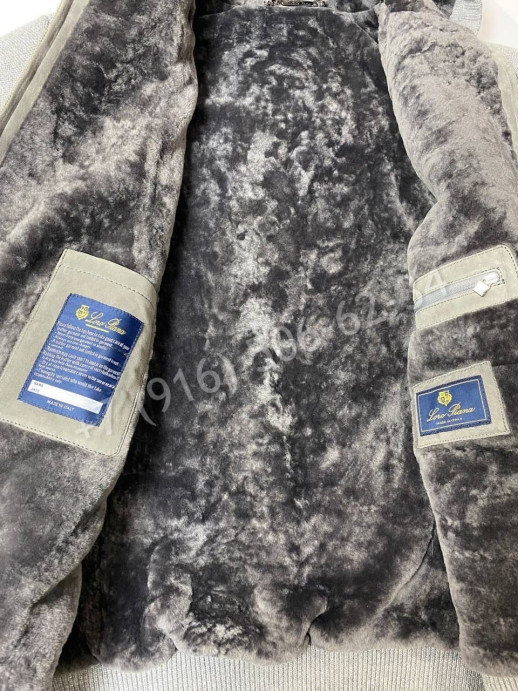 Кашемировая куртка Loro Piana с натуральным мехом 22629