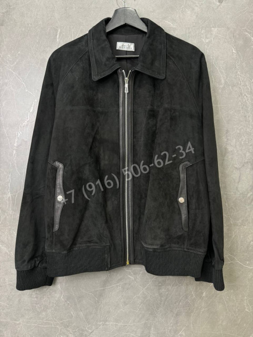 Замшевая куртка Hermes 34001