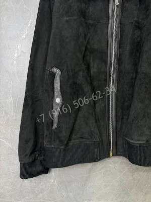 Замшевая куртка Hermes 34001