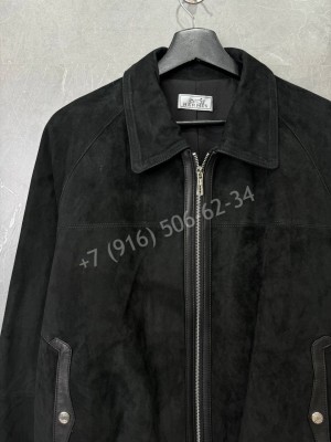 Замшевая куртка Hermes 34001