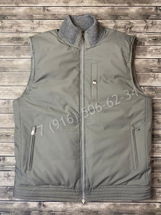 Двухсторонняя жилетка Brunello Cucinelli 6243