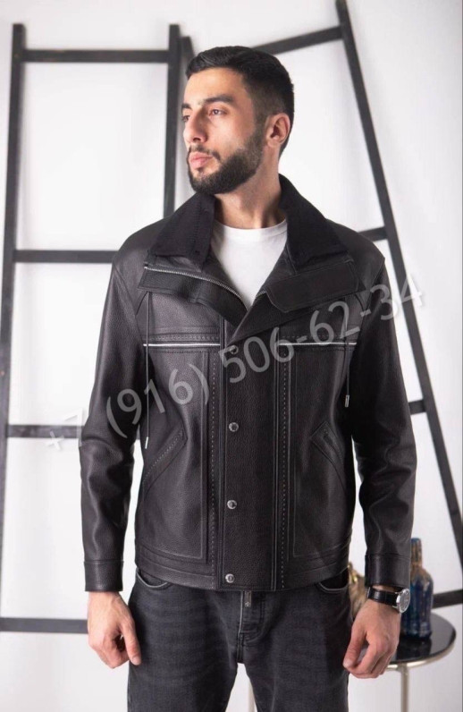 Кожаная куртка Berlutti 17411