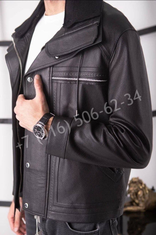 Кожаная куртка Berlutti 17411