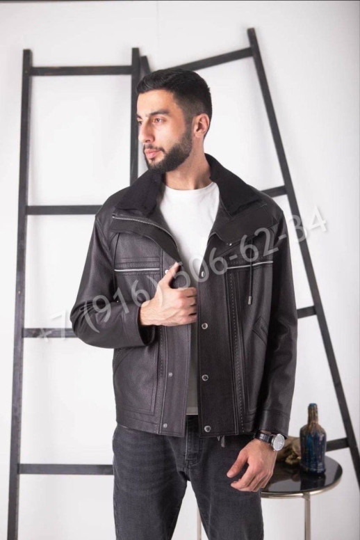 Кожаная куртка Berlutti 17411