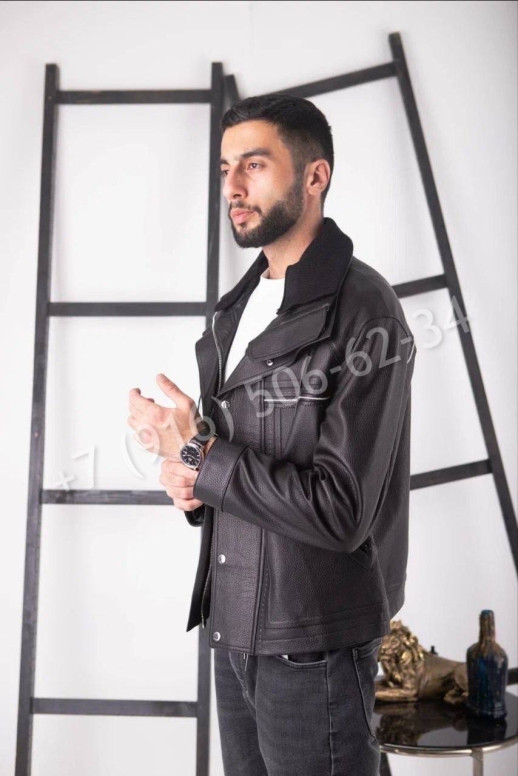 Кожаная куртка Berlutti 17411