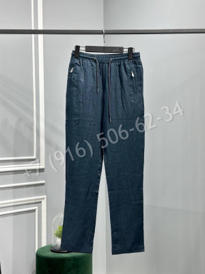 Льняные брюки Brunello Cucinelli 18116