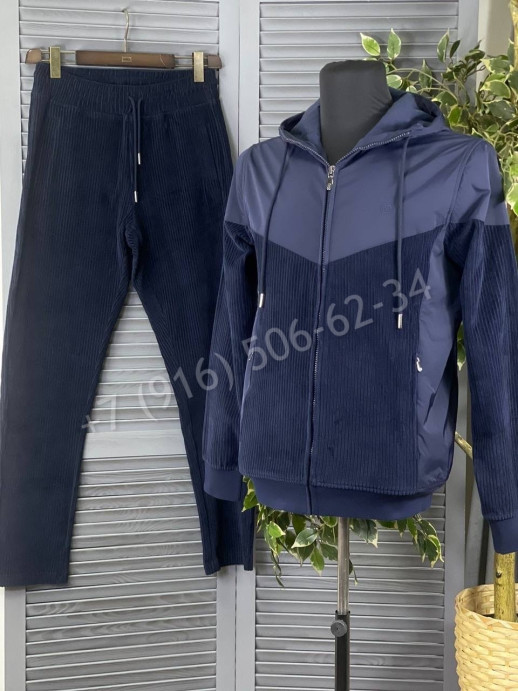 Велюровый костюм Bottega Veneta 12425