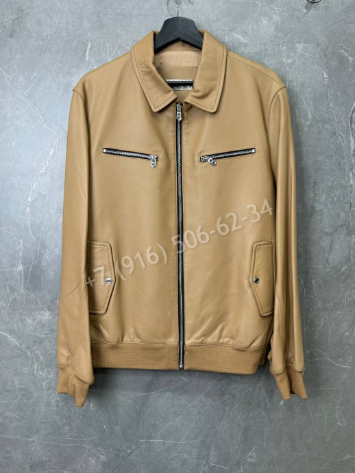 Кожаная куртка Hermes 34002
