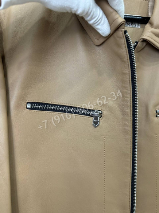 Кожаная куртка Hermes 34002