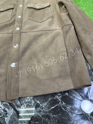 Замшевая куртка-рубашка Brunello Cucinelli 15705