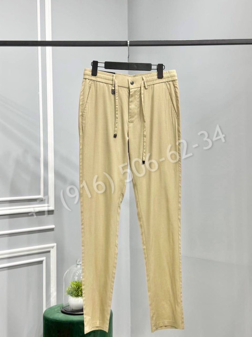 Льняные брюки Zegna 18117