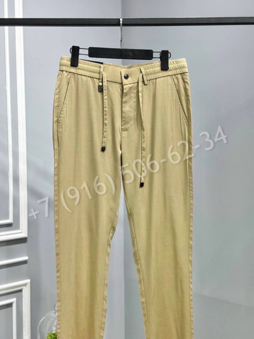 Льняные брюки Zegna 18117