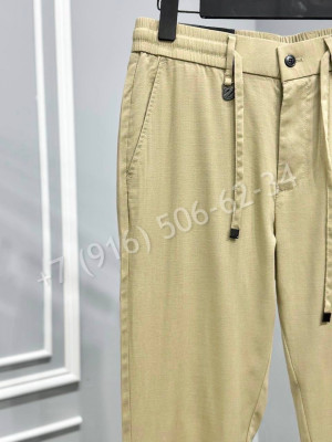 Льняные брюки Zegna 18117