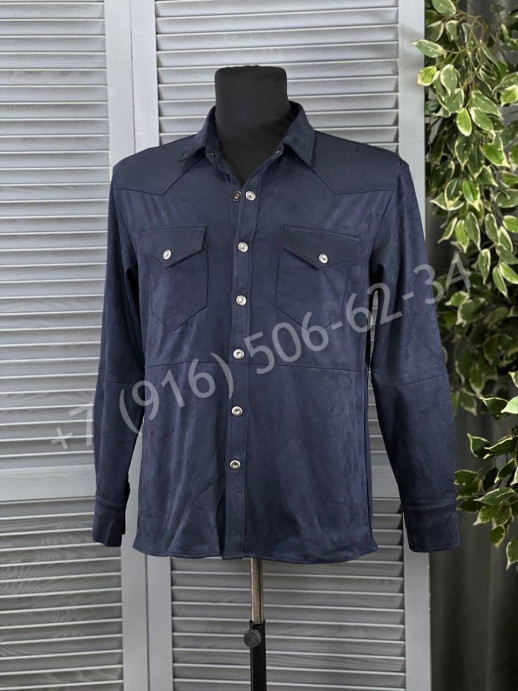 Велюровая рубашка Loro Piana 20624