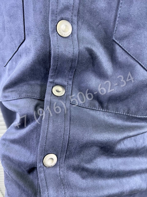 Велюровая рубашка Loro Piana 20624