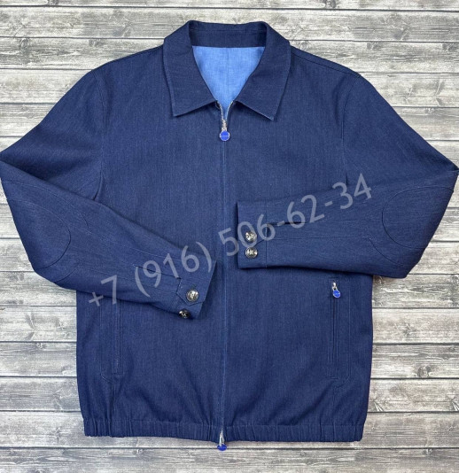 Двухсторонняя джинсовая куртка KITON 17620