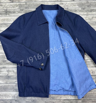 Двухсторонняя джинсовая куртка KITON 17620