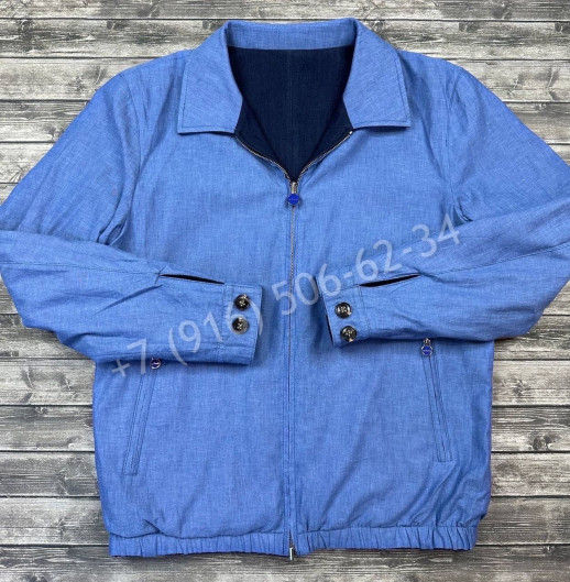 Двухсторонняя джинсовая куртка KITON 17620