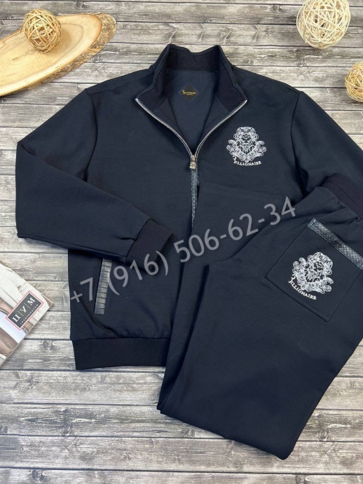 Спортивный костюм Billionaire со вставками кожи питона 7728