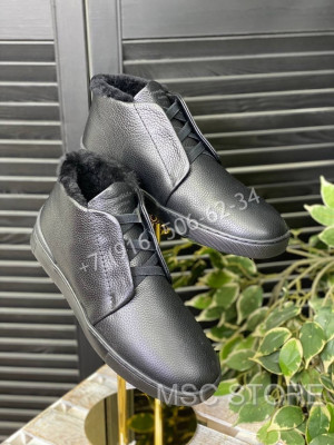 Кеды на меху Zegna 8665