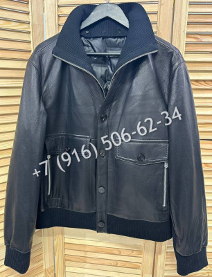 Кожаная куртка Hermes 5739 3