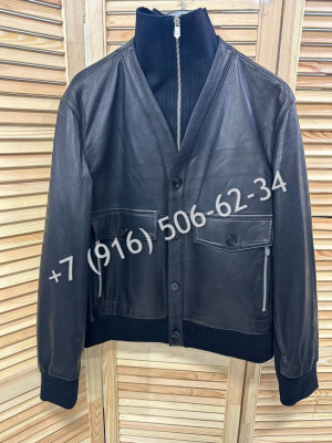 Кожаная куртка Hermes 5739 3