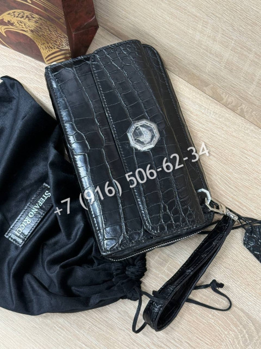 Клатч Stefano Ricci из кожи крокодила 31820 4 1