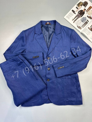 Классический костюм из льна Loro Piana 17314