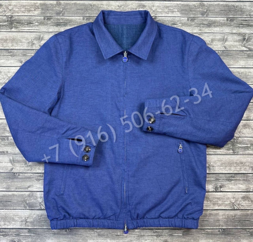 Двухсторонняя джинсовая куртка KITON 17621