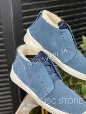 Кеды на меху Zegna 8666