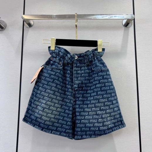 Джинсовые шорты Miu miu 14776
