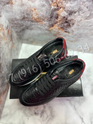 Кроссовки ZILLI из кожи питона 25603