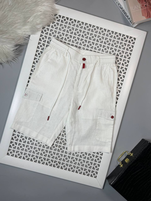 Шорты Kiton из льна 31111 6