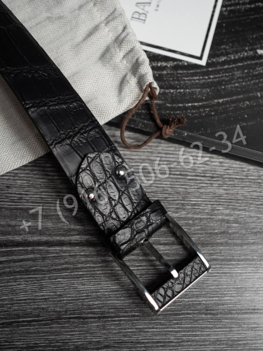 Ремень ZILLI из кожи крокодила 26495