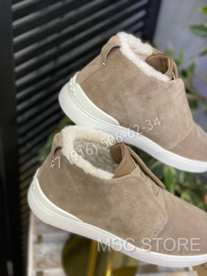 Кеды на меху Zegna 8667