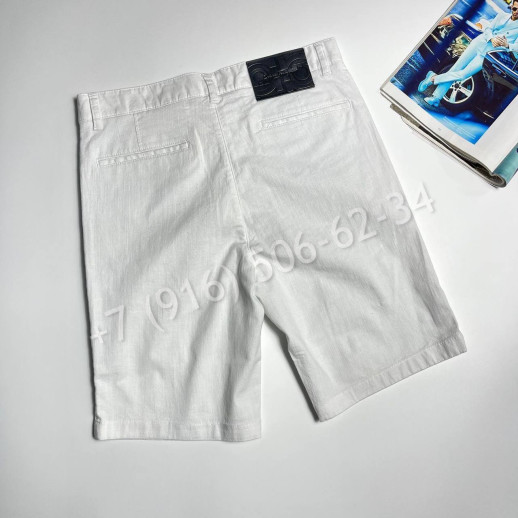 Шорты из льна Salvatore Ferragamo 31710