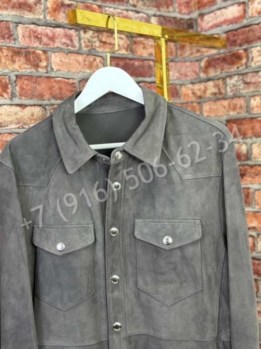 Замшевая куртка Brunello Cucinelli 23139