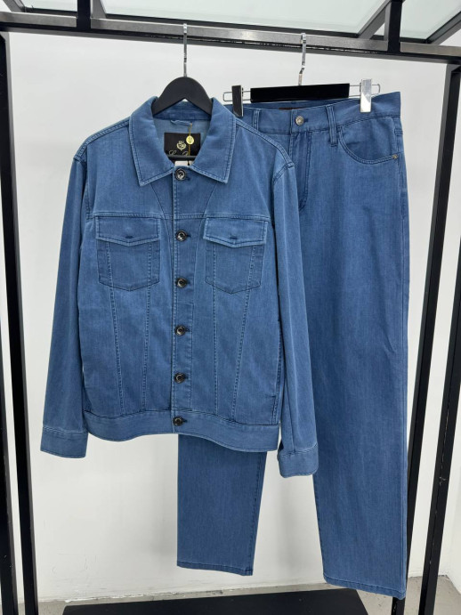 Костюм из денима Loro Piana 17546