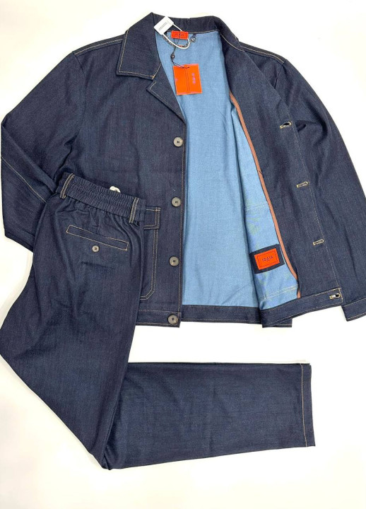 Костюм из денима ISAIA 14520 2