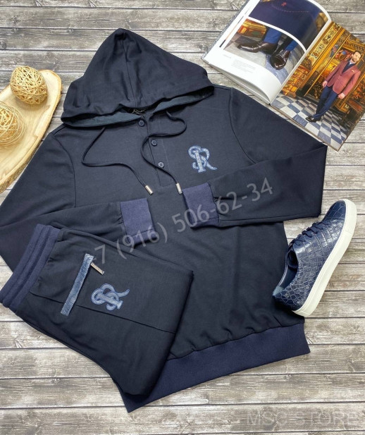 Костюм Stefano Ricci со вставками кожи крокодила 10138