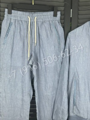 Прогулочный костюм из льна KITON 31410