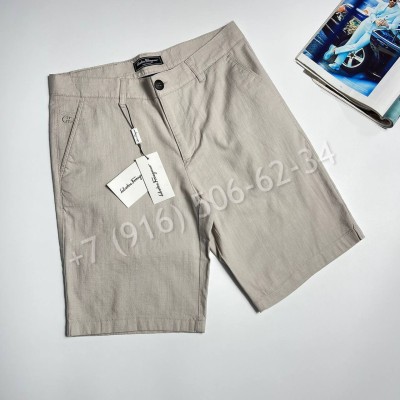 Шорты из льна Salvatore Ferragamo 31711