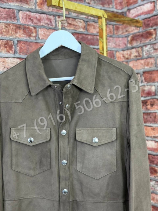 Замшевая куртка Brunello Cucinelli 23140