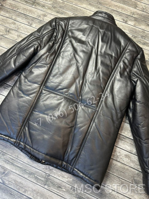 Кожаная куртка Stefano Ricci со вставками из натуральной кожи крокодила 9177