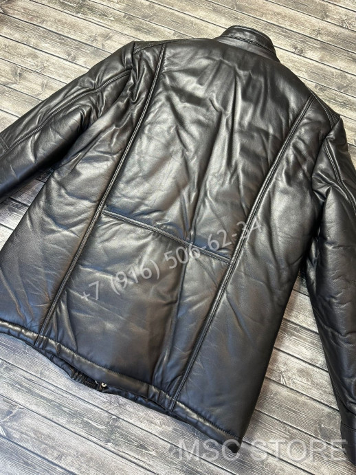 Кожаная куртка Stefano Ricci со вставками из натуральной кожи крокодила 9177