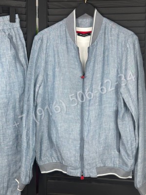 Прогулочный костюм из льна KITON 31411