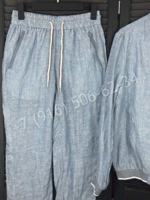 Прогулочный костюм из льна KITON 31411