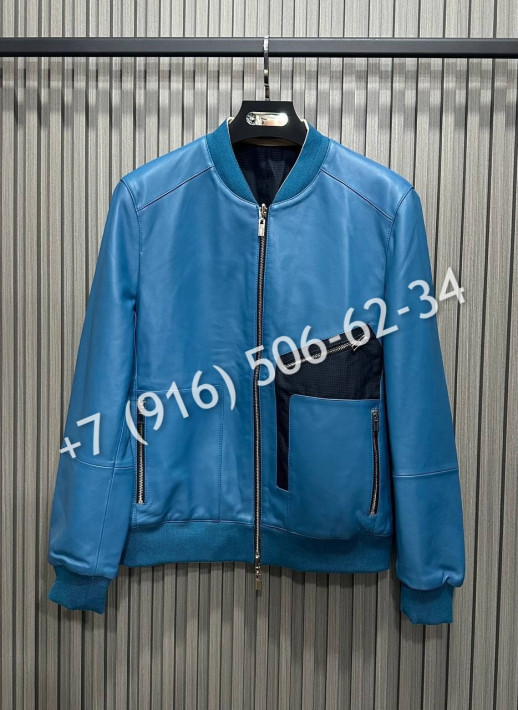 Кожаная куртка Hermes 5739 2